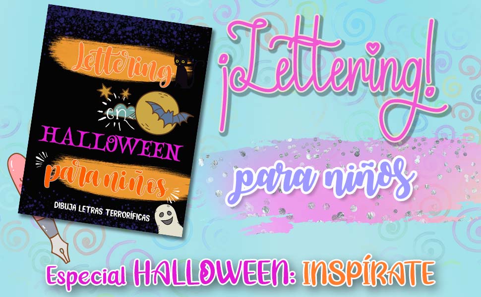 libro de lettering temática halloween